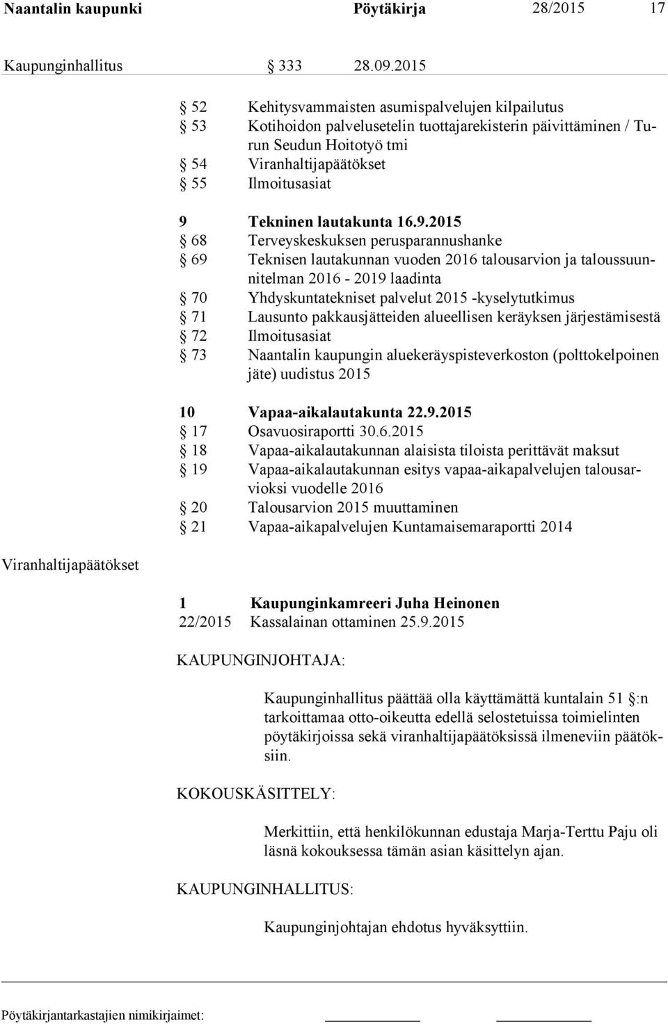 Ilmoitusasiat 9 