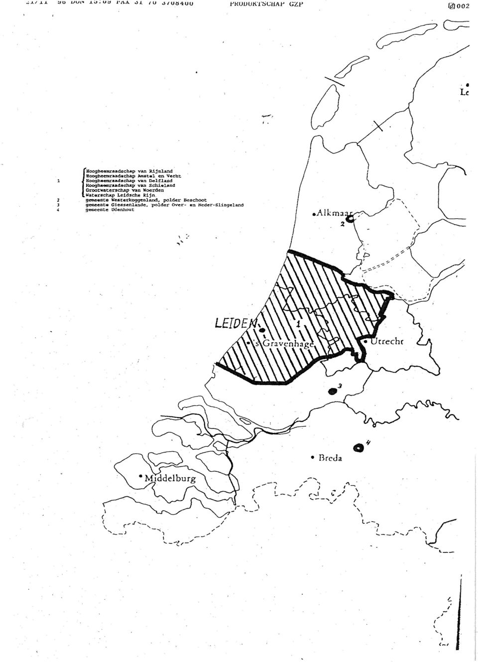 Eoogtieeraraadechap Ainetel en v«chł Koogheeraraadflchap van Delfland Kooghaeoiraadschap van