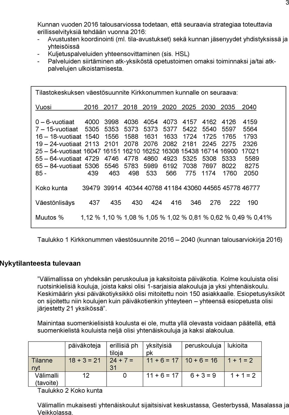 HSL) - Palveluiden siirtäminen atk-yksiköstä opetustoimen omaksi toiminnaksi ja/tai atkpalvelujen ulkoistamisesta.