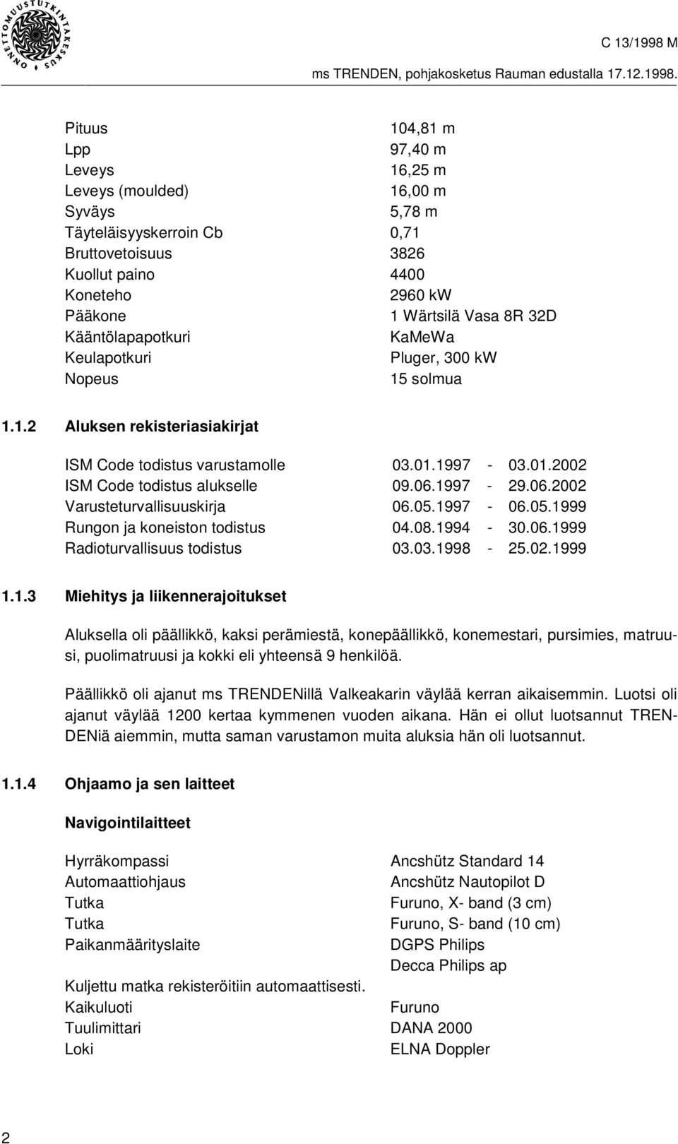 06.2002 Varusteturvallisuuskirja 06.05.19