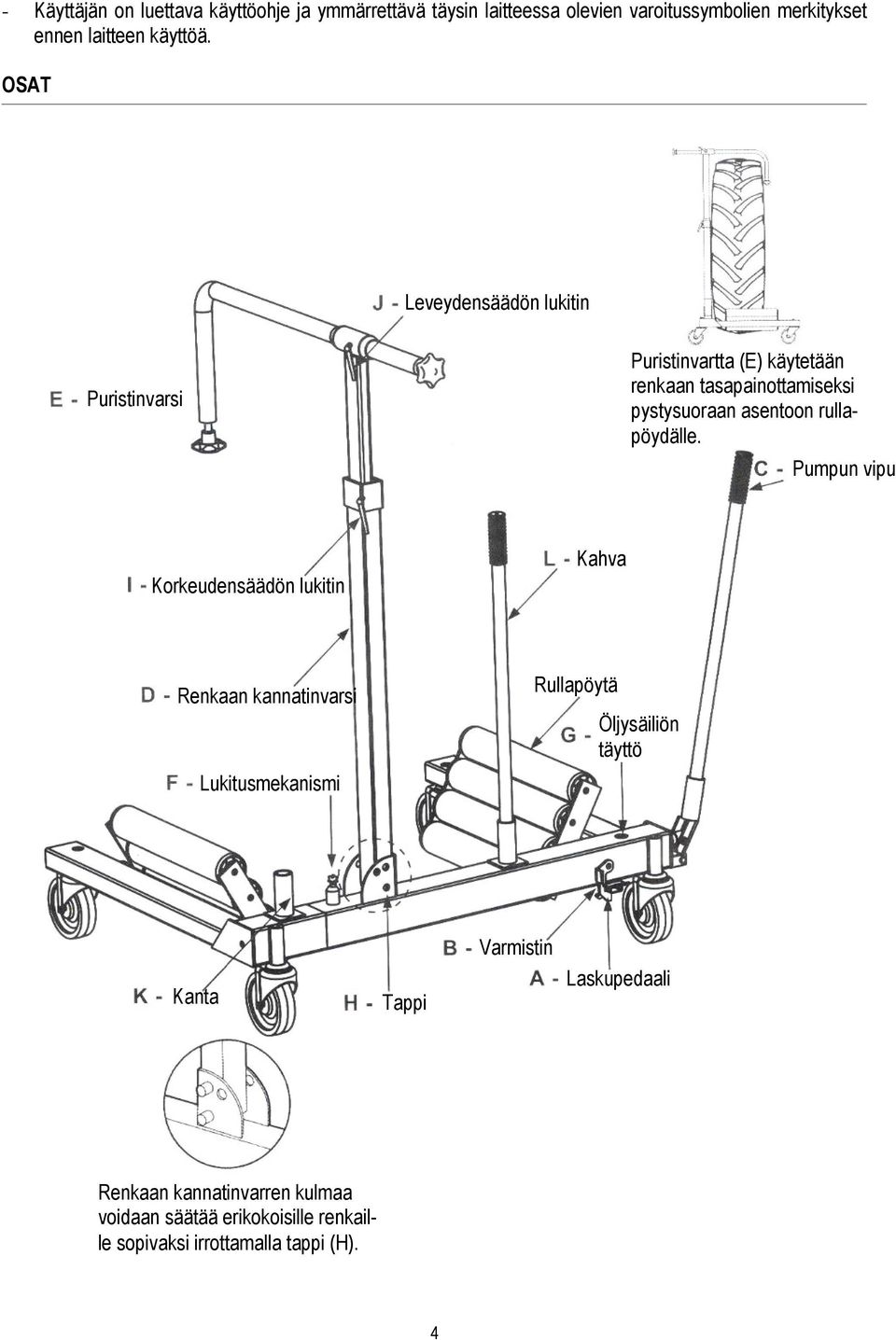 rullapöydälle.