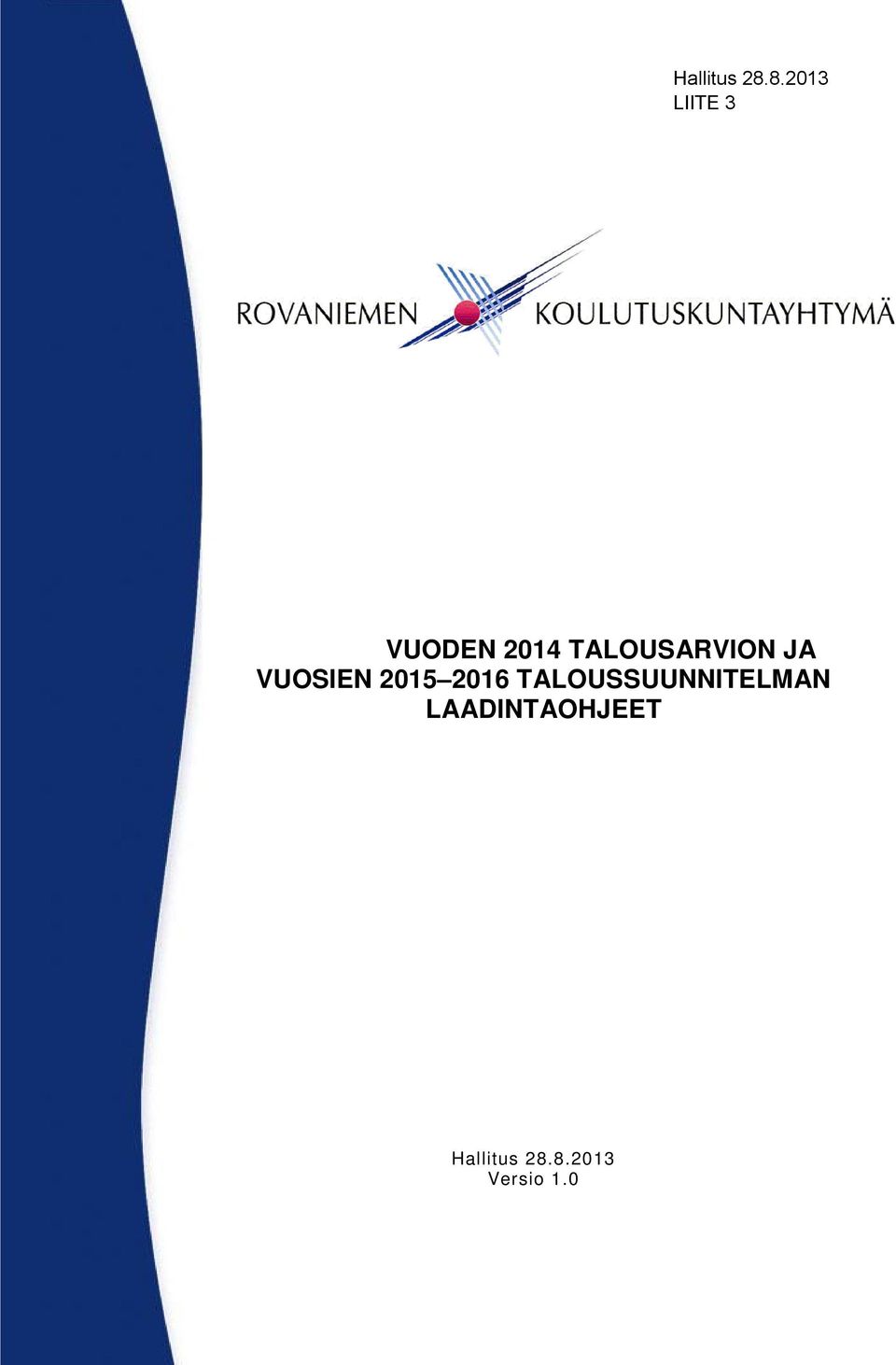 TALOUSSUUNNITELMAN