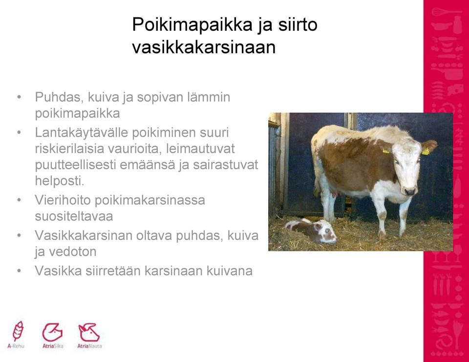 leimautuvat puutteellisesti emäänsä ja sairastuvat helposti.