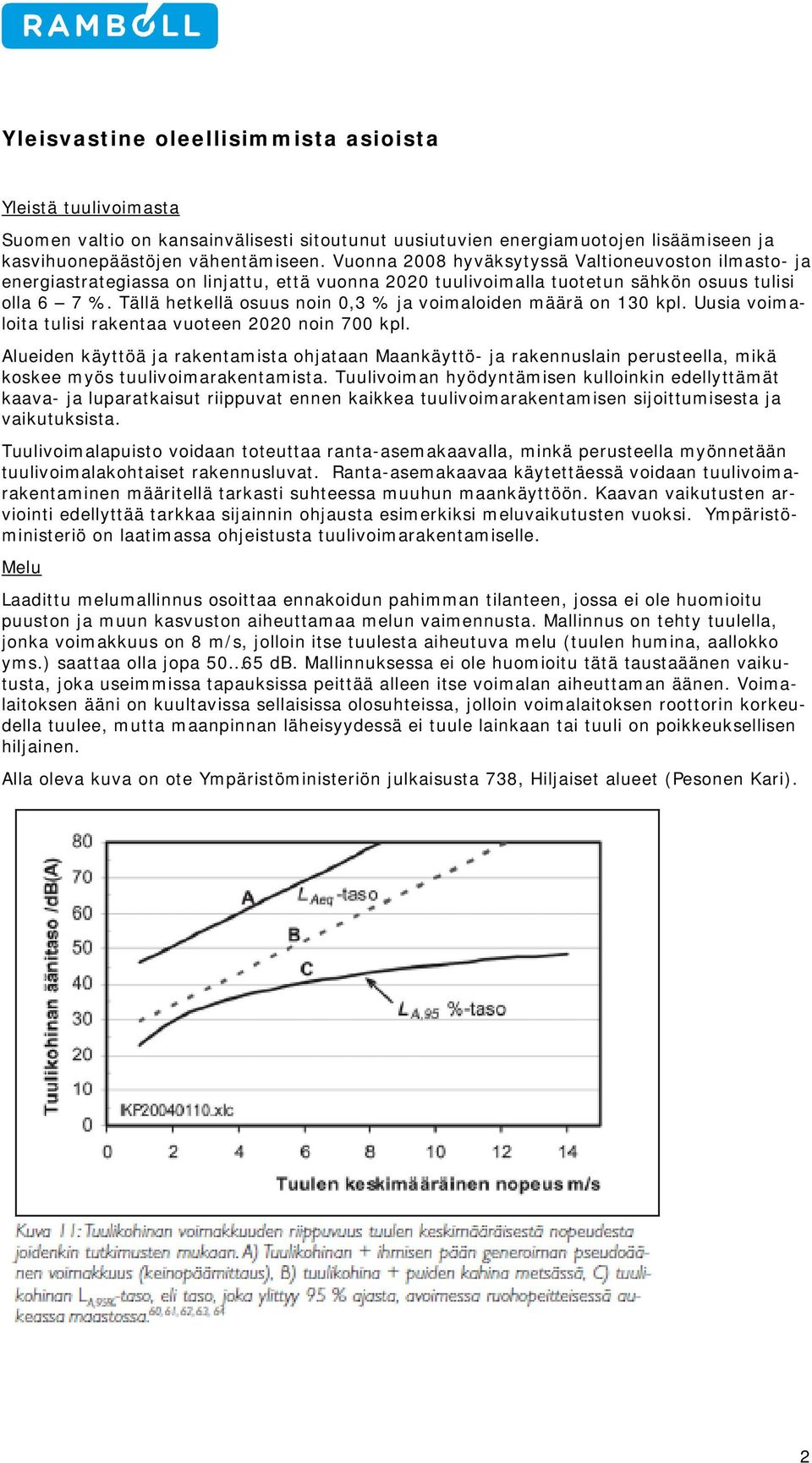 Tällä hetkellä osuus noin 0,3 % ja voimaloiden määrä on 130 kpl. Uusia voimaloita tulisi rakentaa vuoteen 2020 noin 700 kpl.