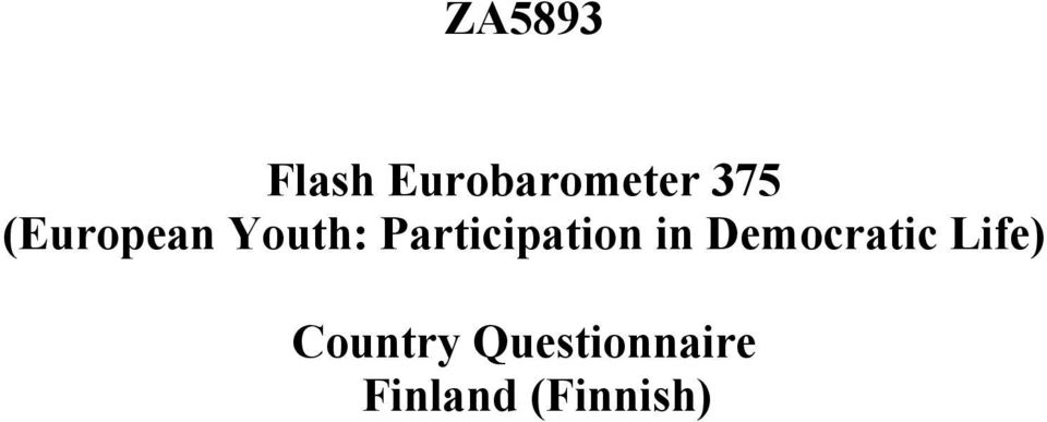 Participation in Democratic