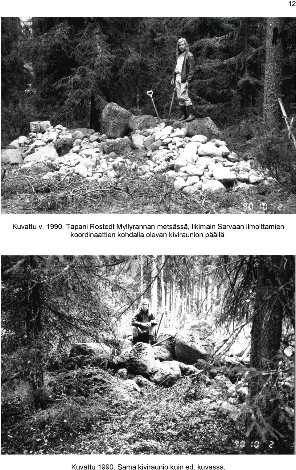 likimain Sarvaan ilmoittamien koordinaattien