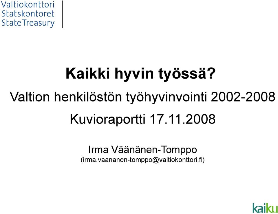 - Kuvioraportti 17.11.