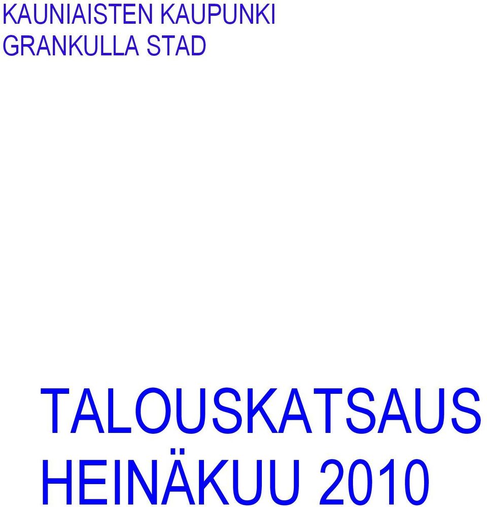 GRANKULLA STAD