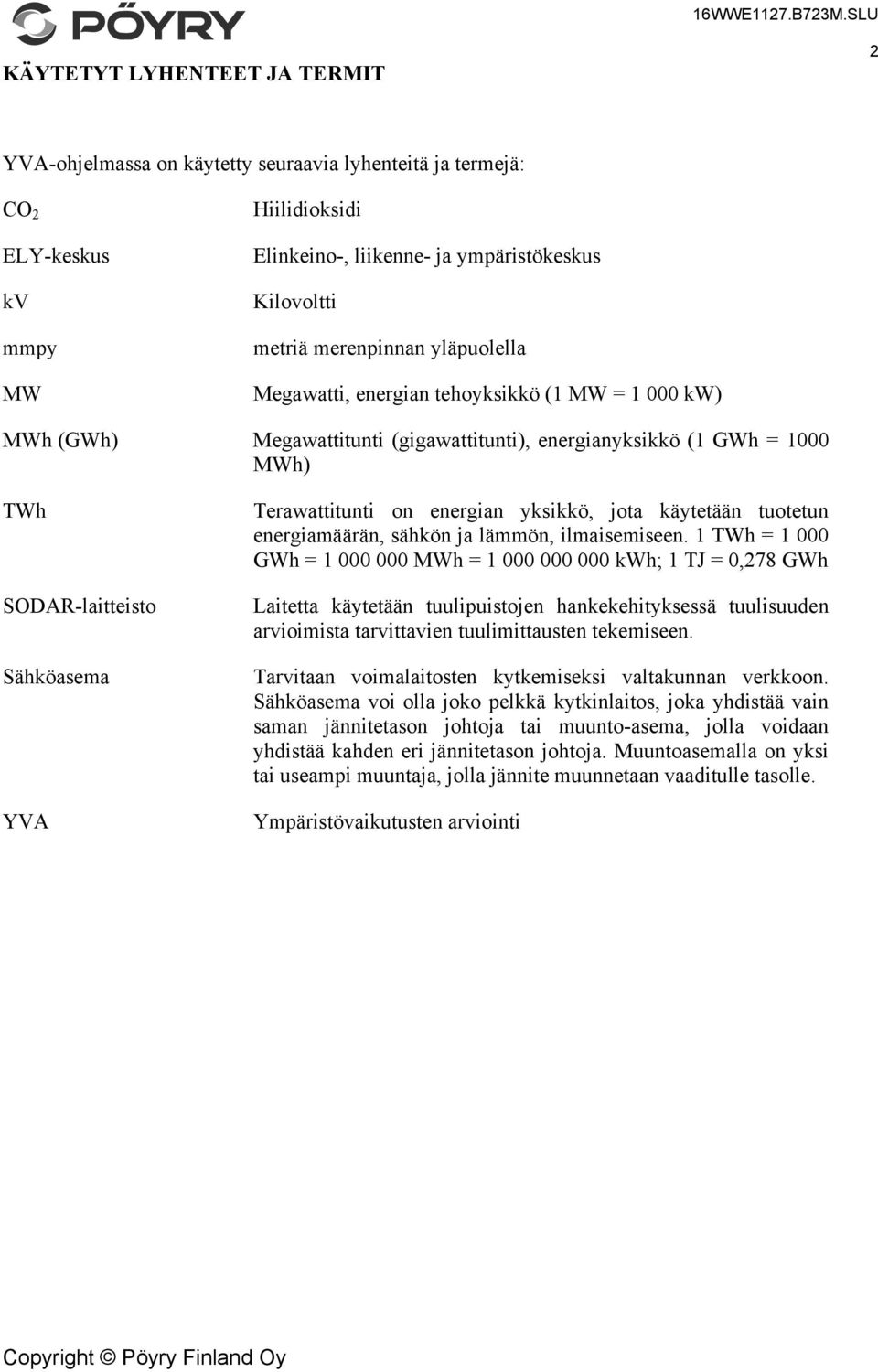 Terawattitunti on energian yksikkö, jota käytetään tuotetun energiamäärän, sähkön ja lämmön, ilmaisemiseen.