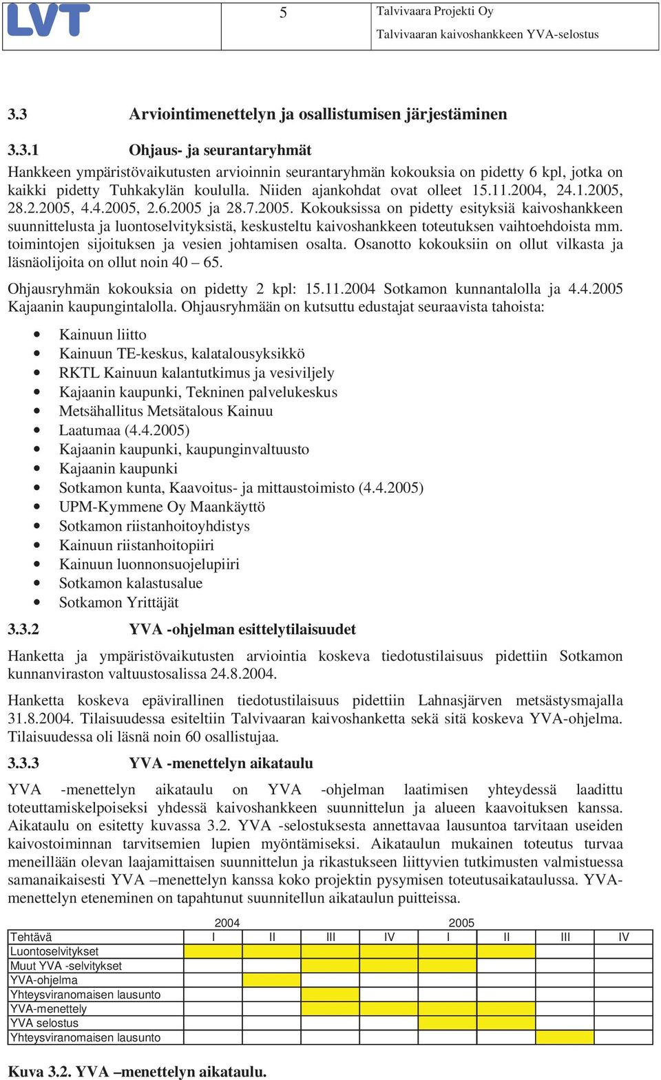toimintojen sijoituksen ja vesien johtamisen osalta. Osanotto kokouksiin on ollut vilkasta ja läsnäolijoita on ollut noin 40 65. Ohjausryhmän kokouksia on pidetty 2 kpl: 15.11.