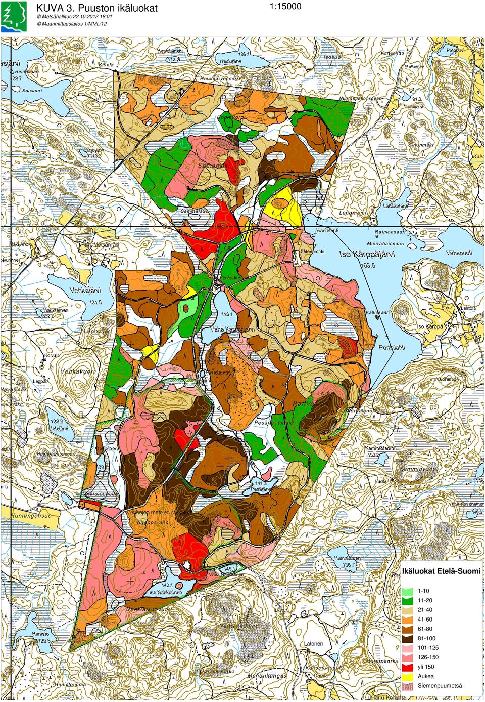 Ikäluokat Etelä-Suomi 1-10 11-20 21-40 41-60