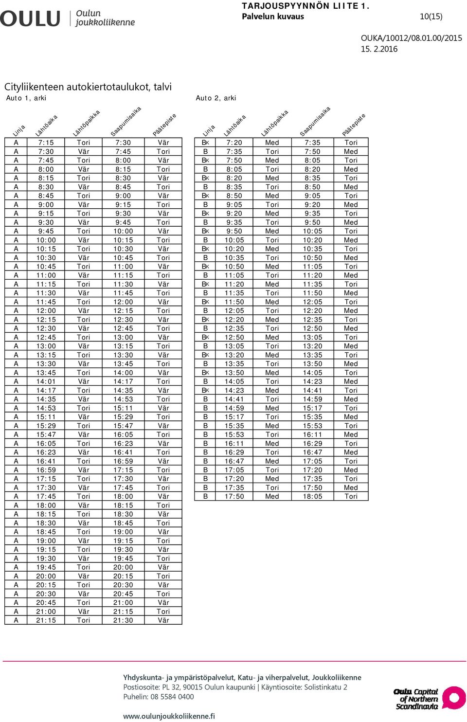 9:15 Tori B 9:05 Tori 9:20 Med A 9:15 Tori 9:30 Vär BK 9:20 Med 9:35 Tori A 9:30 Vär 9:45 Tori B 9:35 Tori 9:50 Med A 9:45 Tori 10:00 Vär BK 9:50 Med 10:05 Tori A 10:00 Vär 10:15 Tori B 10:05 Tori