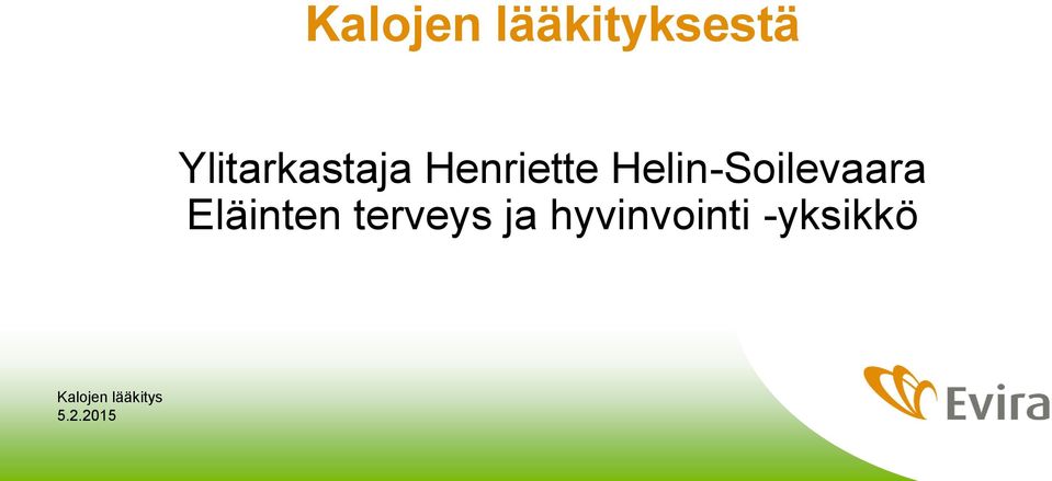 Helin-Soilevaara Eläinten