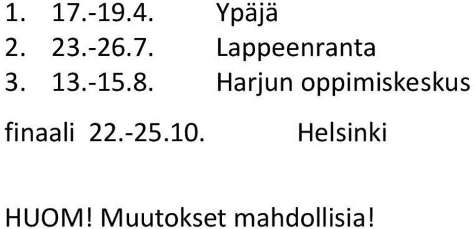 Harjun oppimiskeskus finaali 22.