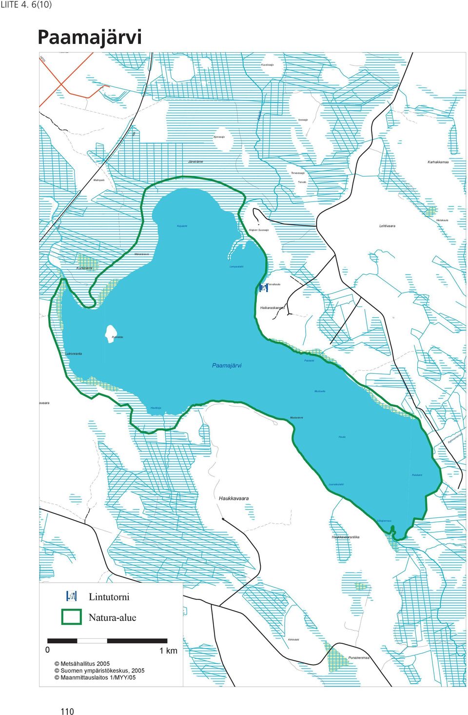 Luironranta Paamajärvi Palolahti Mustavita avaara Haukkoja Mustaniemi Hauta Rytivuomanoja Palsilahti Juurakkolahti Haukkavaara