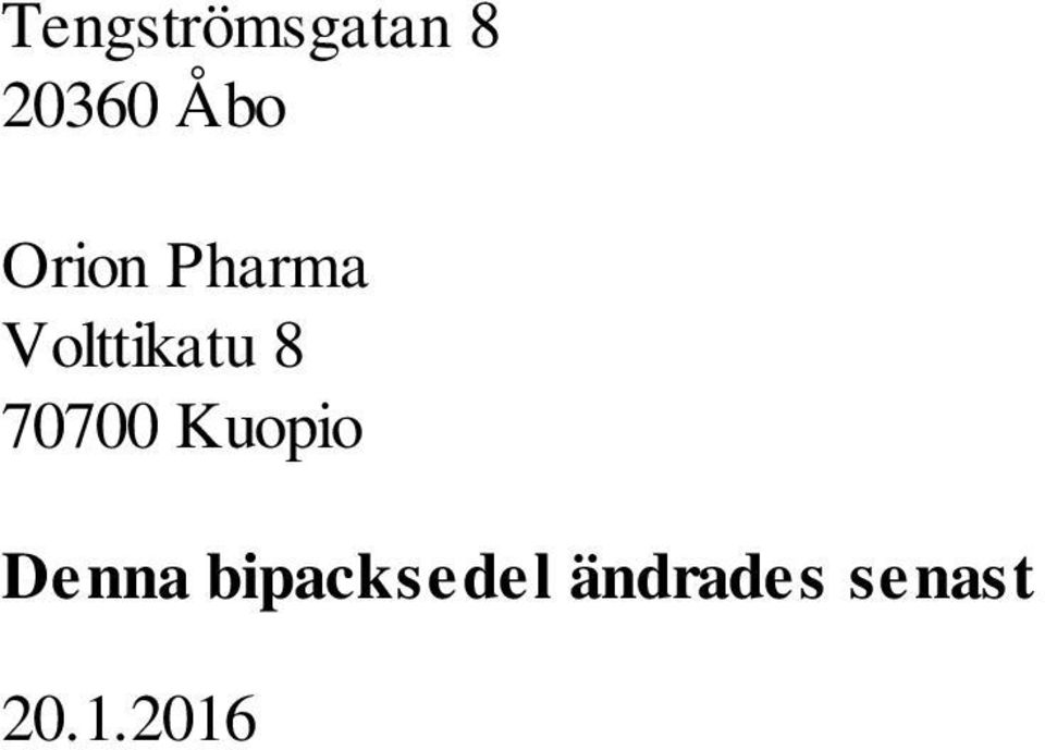 Kuopio Denna bipacksedel