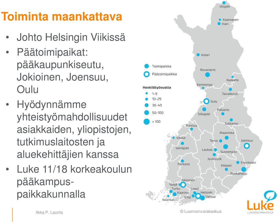 yhteistyömahdollisuudet asiakkaiden, yliopistojen, tutkimuslaitosten