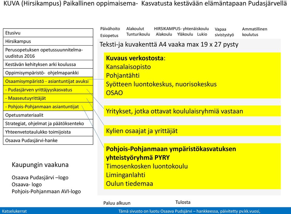 Yritykset, jotka ottavat koululaisryhmiä vastaan Kylien osaajat ja yrittäjät