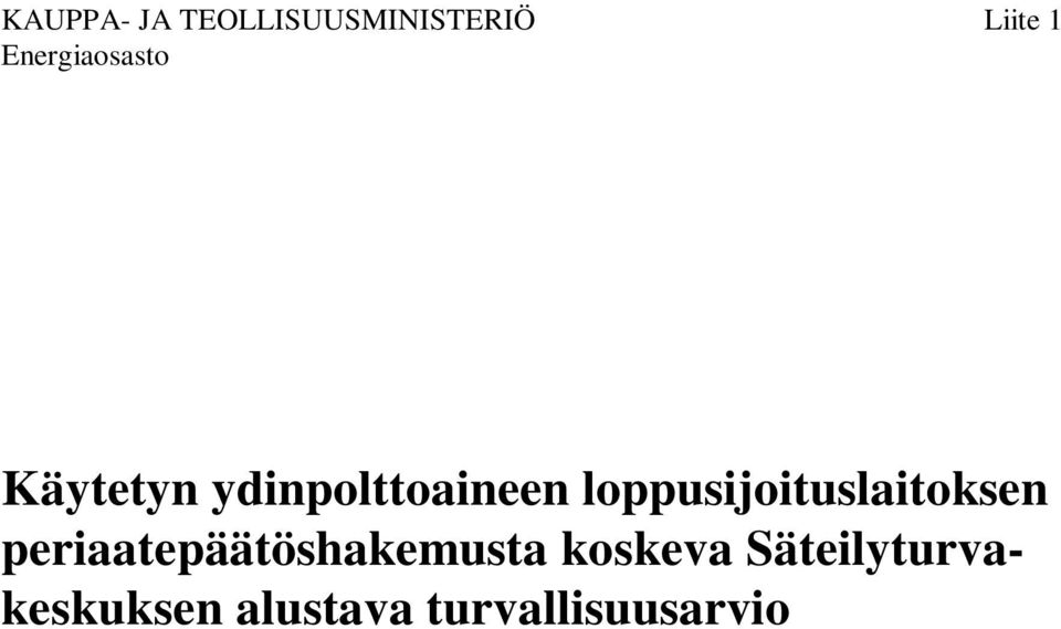 loppusijoituslaitoksen