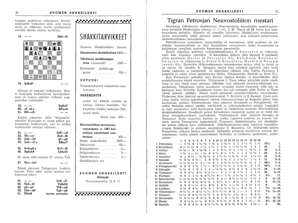Rf3-e5 KgBxf7 Kf7xe6 Kaikki; rakentuu tälle "hiljaiselle" siirrolle! Kuningas ei enää pääse pakenemaan keskustasta, sen on pakko nur1kumatta odottaa tuhoaan. 21. 22. Tfl-el 23. Ddl-hS 24. La3-e7+ 25.