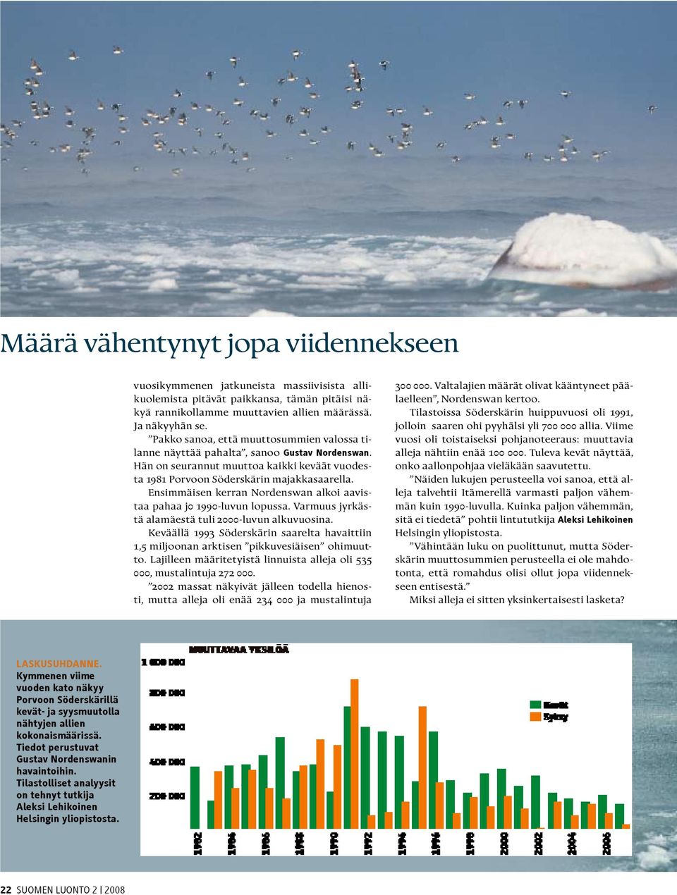 Ensimmäisen kerran Nordenswan alkoi aavistaa pahaa j0 1990-luvun lopussa. Varmuus jyrkästä alamäestä tuli 2000-luvun alkuvuosina.