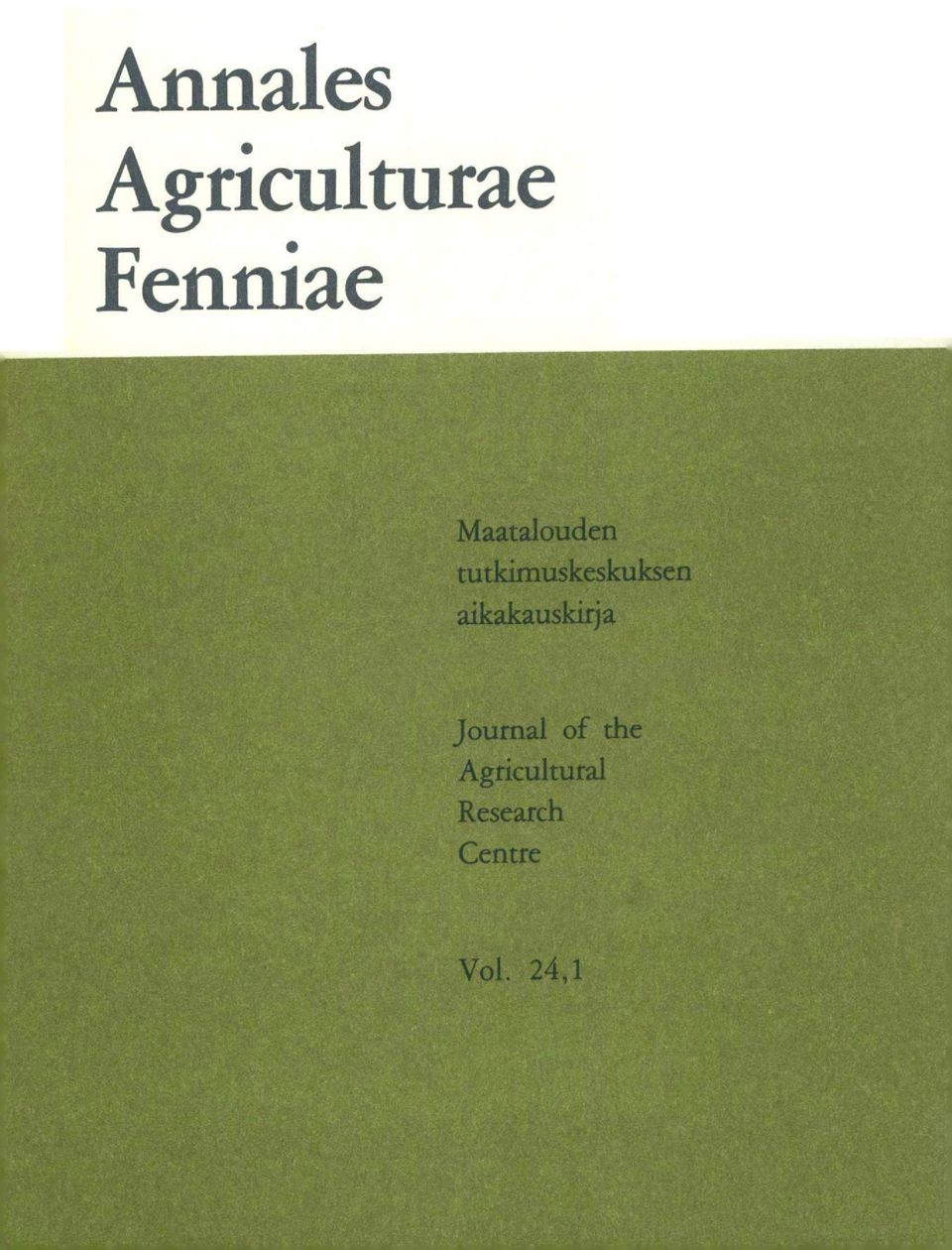 aikakauskirja Journal of the