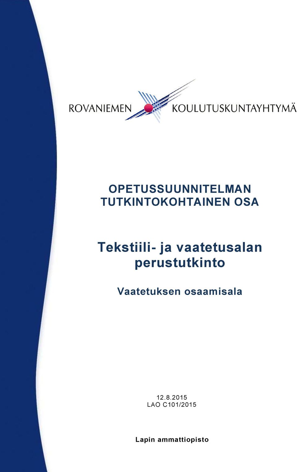 Tekstiili- ja vaatetusalan