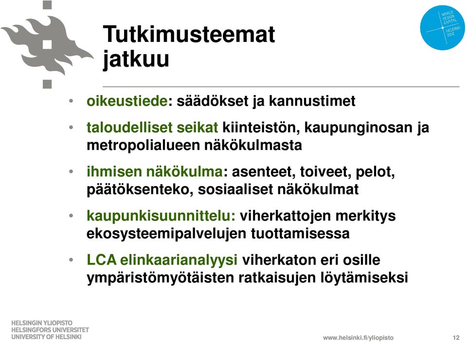 päätöksenteko, sosiaaliset näkökulmat kaupunkisuunnittelu: viherkattojen merkitys ekosysteemipalvelujen