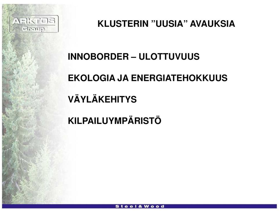 EKOLOGIA JA