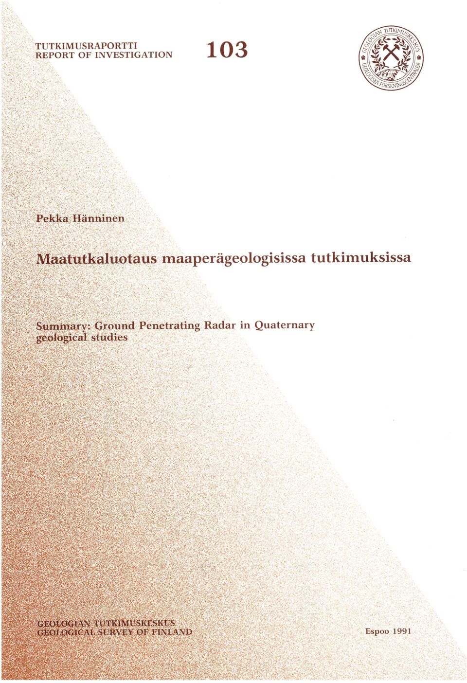 ' S ' maaperägeologisissa