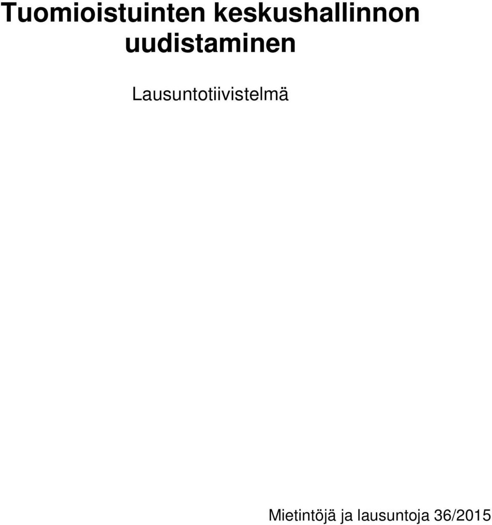 uudistaminen