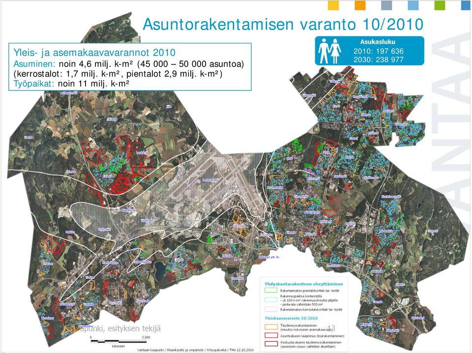 k-m² (45 000 50 000 asuntoa) (kerrostalot: 1,7 milj.