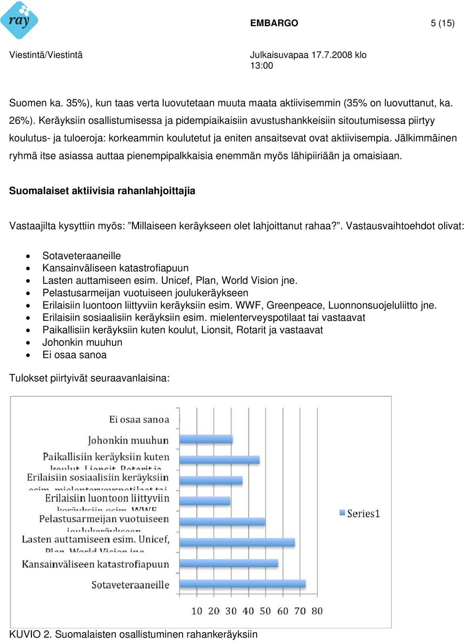 Jälkimmäinen ryhmä itse asiassa auttaa pienempipalkkaisia enemmän myös lähipiiriään ja omaisiaan.