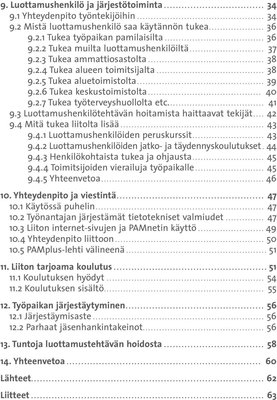 ......................................... 38 9.2.4 Tukea alueen toimitsijalta....................................... 38 9.2.5 Tukea aluetoimistolta.............................................. 39 9.