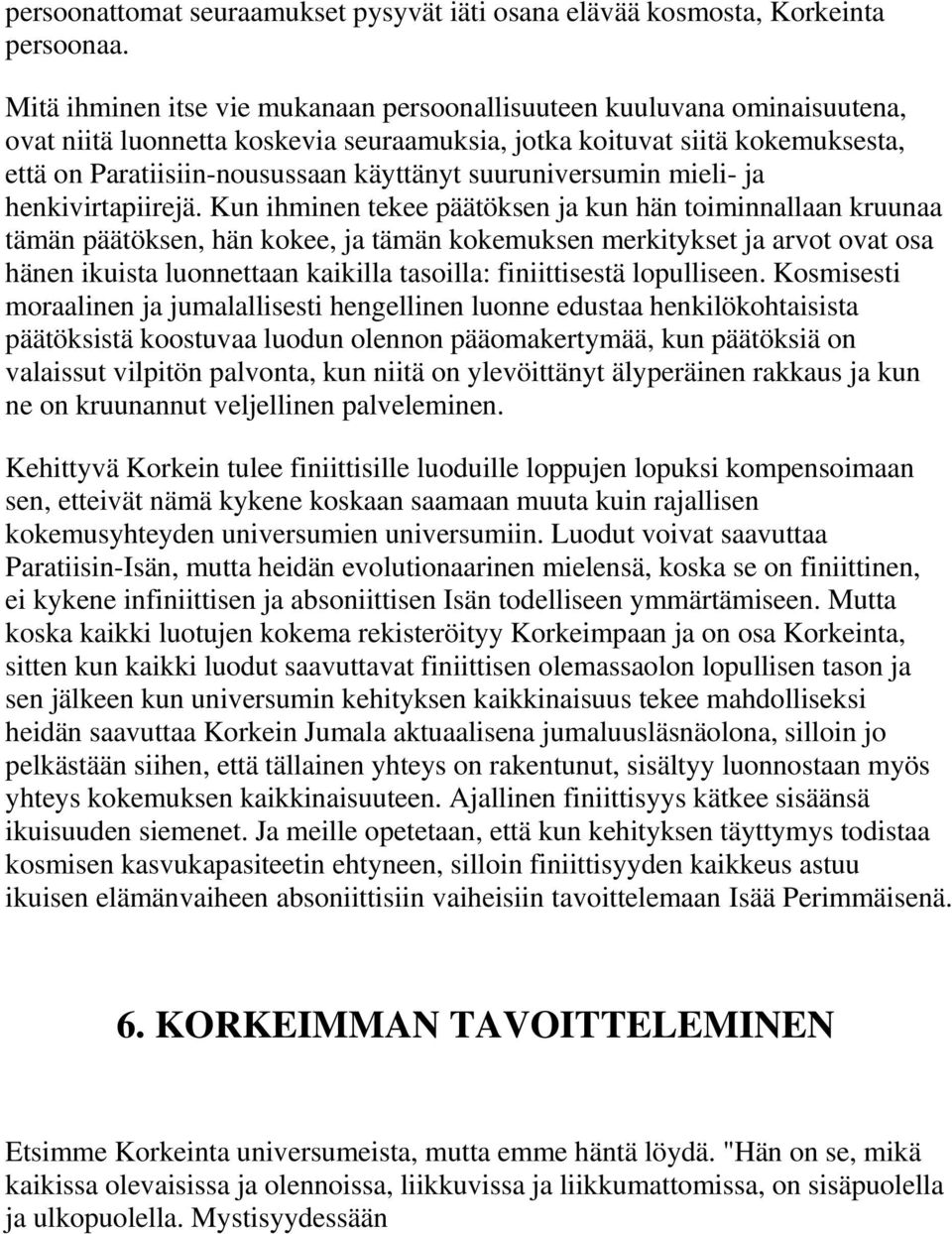 suuruniversumin mieli- ja henkivirtapiirejä.