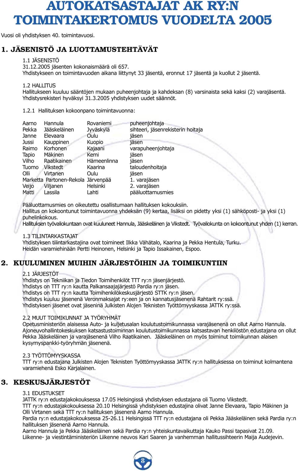 Yhdistysrekisteri hyväksyi 31.3.20