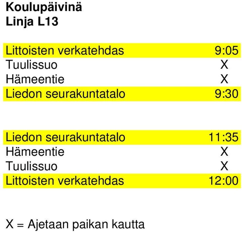 seurakuntatalo 11:35 Hämeentie