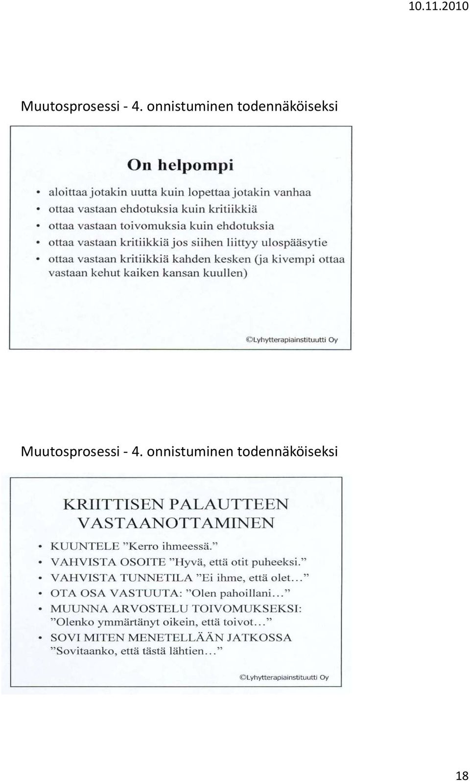 todennäköiseksi  