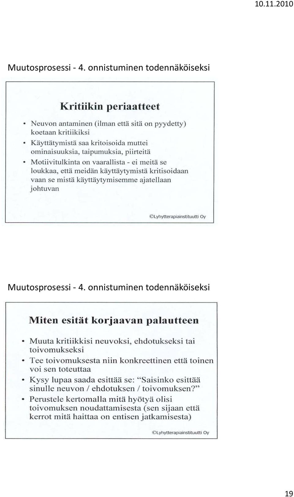 todennäköiseksi  
