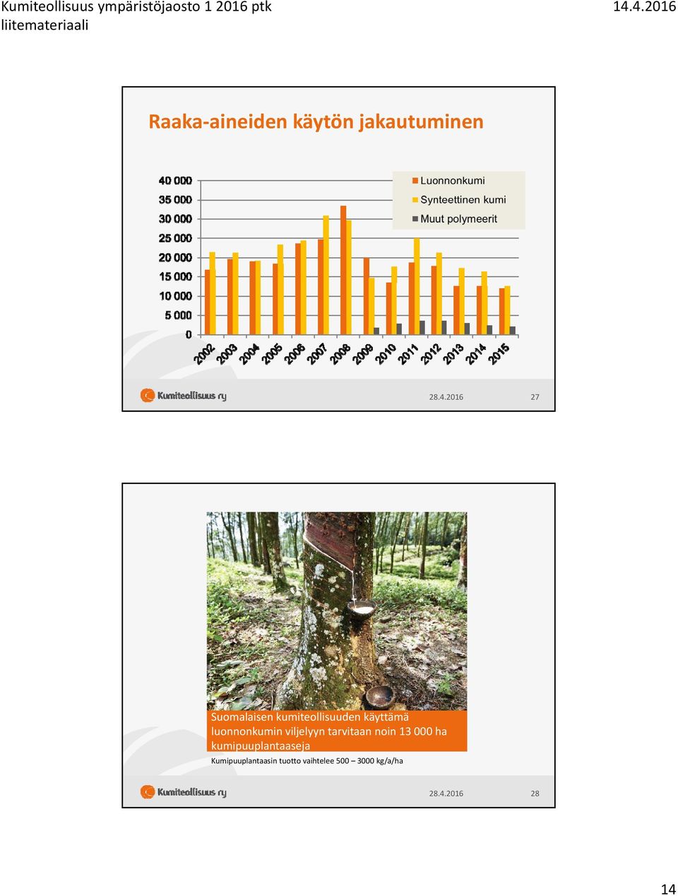 luonnonkumin viljelyyn tarvitaan noin 13 000 ha