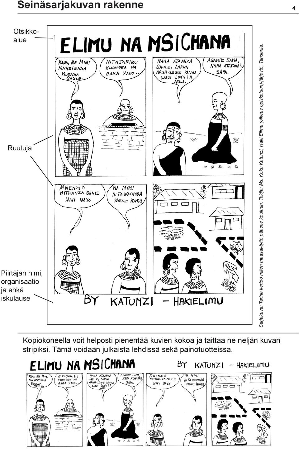 Koku Katunzi, Haki Elimu (oikeus opiskeluun)-järjestö, Tansania.