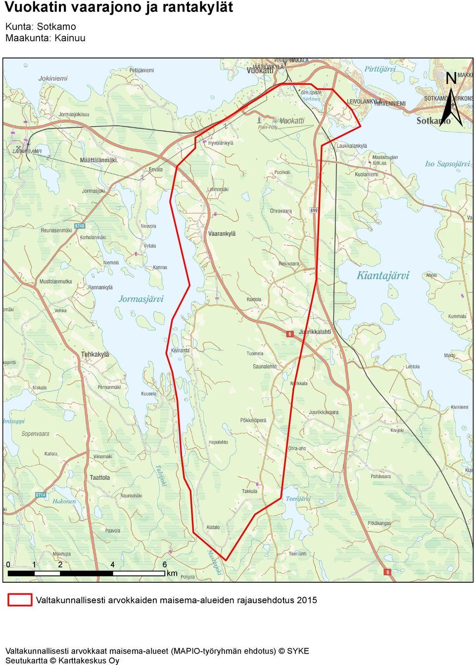 maisema-alueiden rajausehdotus 2015 Valtakunnallisesti