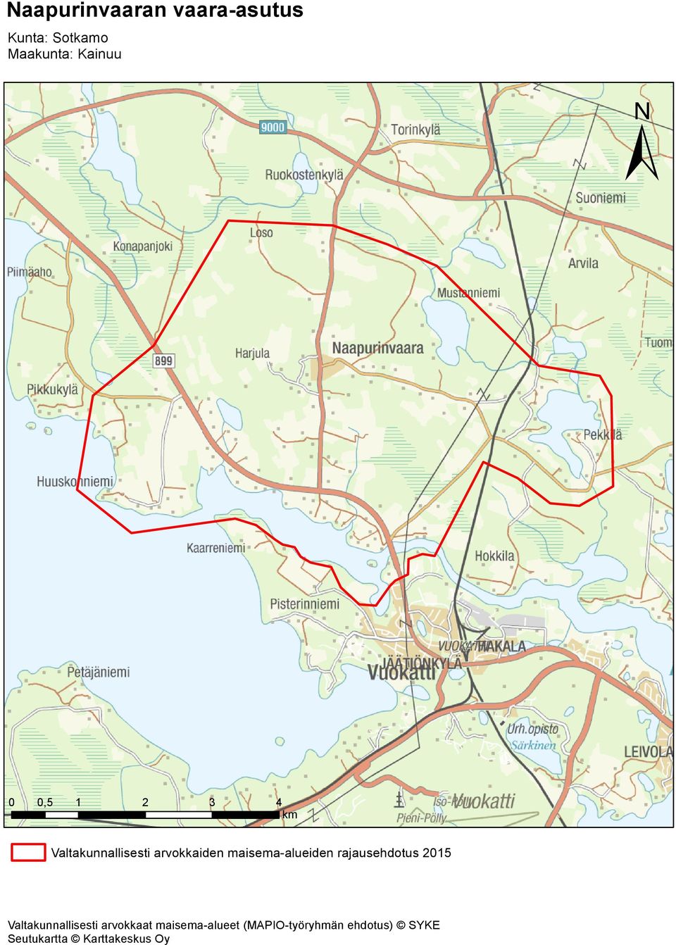 maisema-alueiden rajausehdotus 2015 Valtakunnallisesti