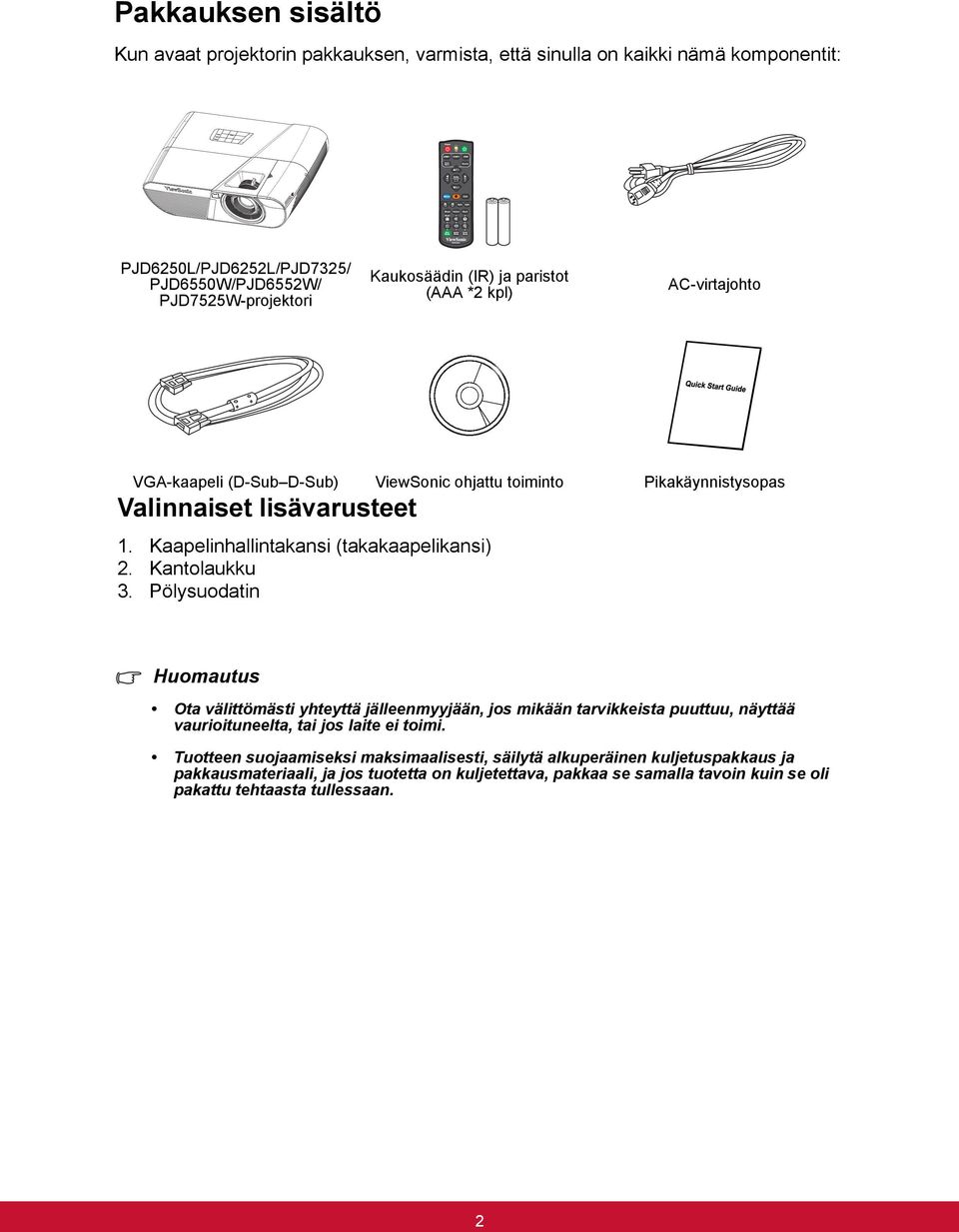 Kaapelinhallintakansi (takakaapelikansi) 2. Kantolaukku 3.