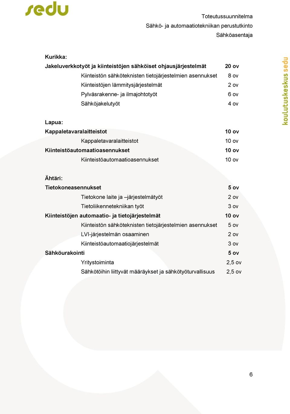 10 ov Ähtäri: Tietokoneasennukset Tietokone laite ja järjestelmätyöt Tietoliikennetekniikan työt Kiinteistöjen automaatio- ja tietojärjestelmät Kiinteistön sähköteknisten tietojärjestelmien