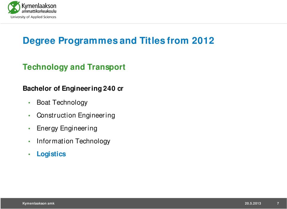 Technology Construction Engineering Energy