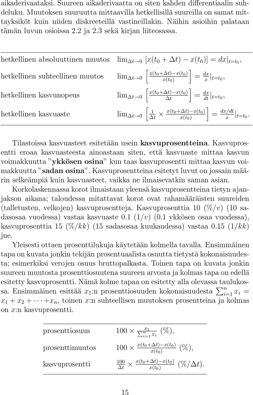 3 sekä kirjan liiteosassa.