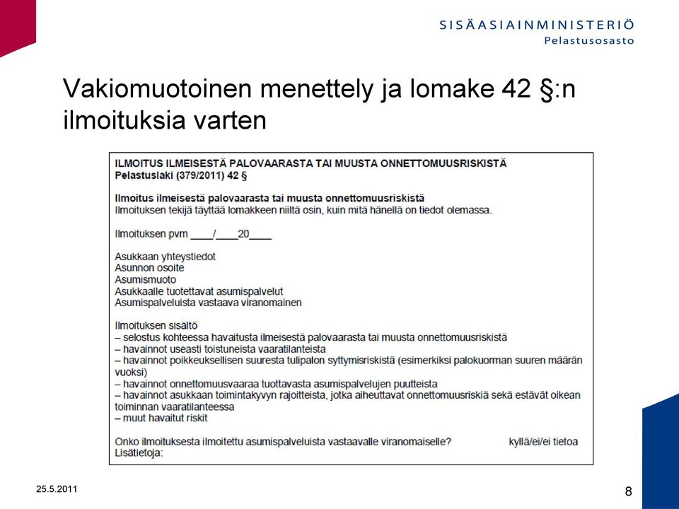 lomake 42 :n
