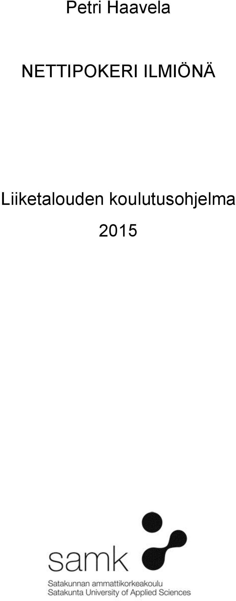 ILMIÖNÄ