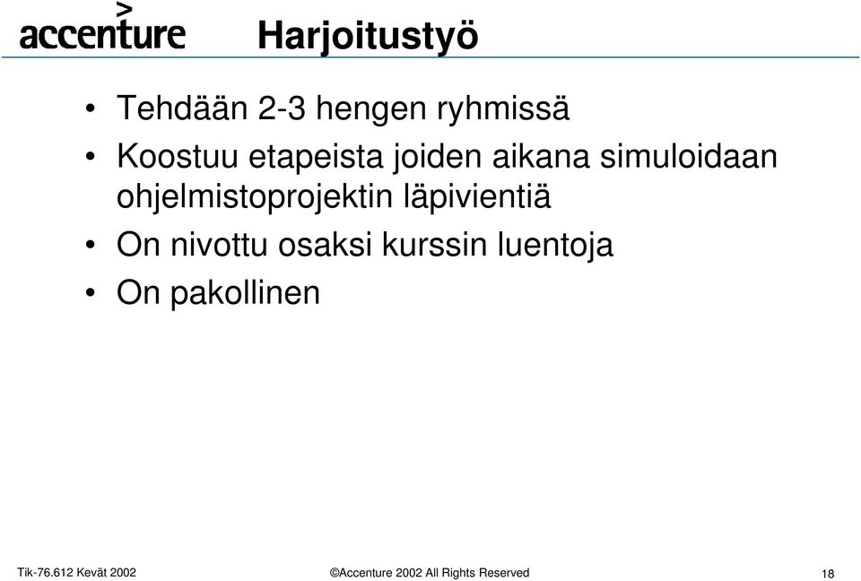 simuloidaan ohjelmistoprojektin